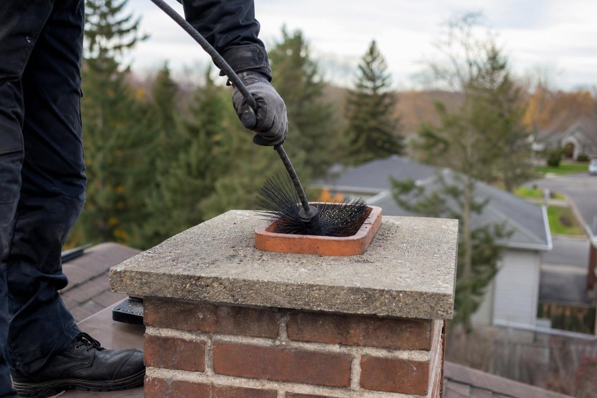 Stock photo: On the roof